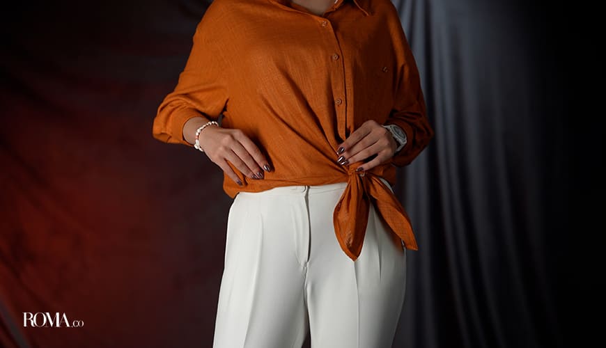 نحوه گره زدن شومیز
