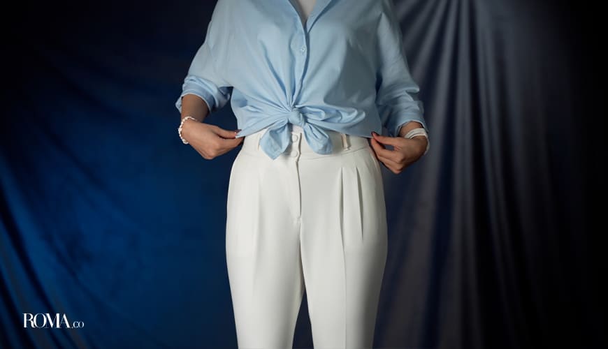 نحوه گره زدن شومیز