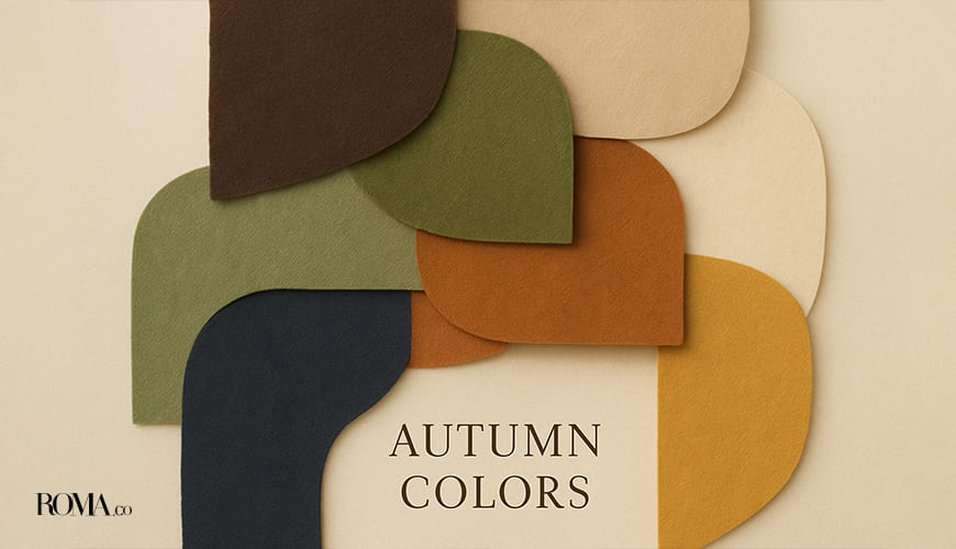 رنگ های پاییزی برای لباس