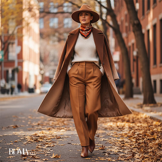 رنگ های پاییزی برای لباس