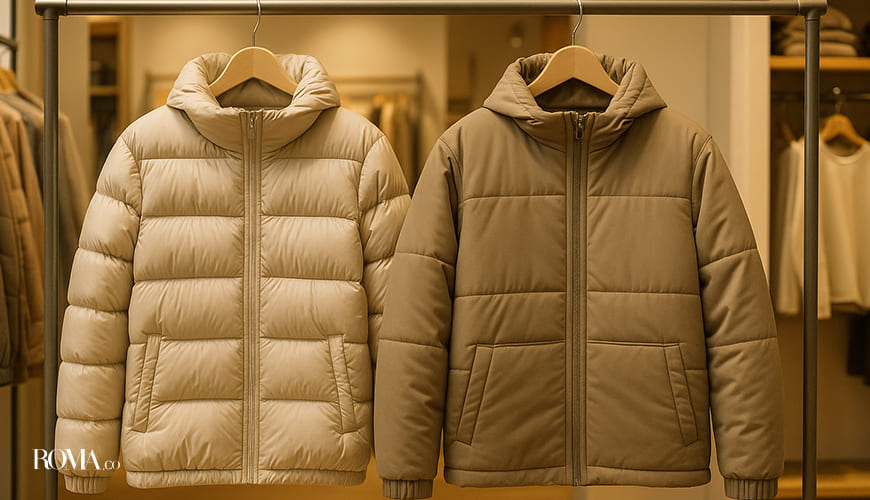 چگونه پف کاپشن را زیاد کنیم