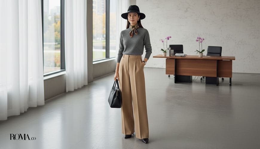 با لباس بافت چه شلواری بپوشیم