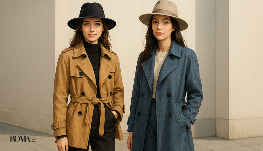 استایل با ترنچ کت