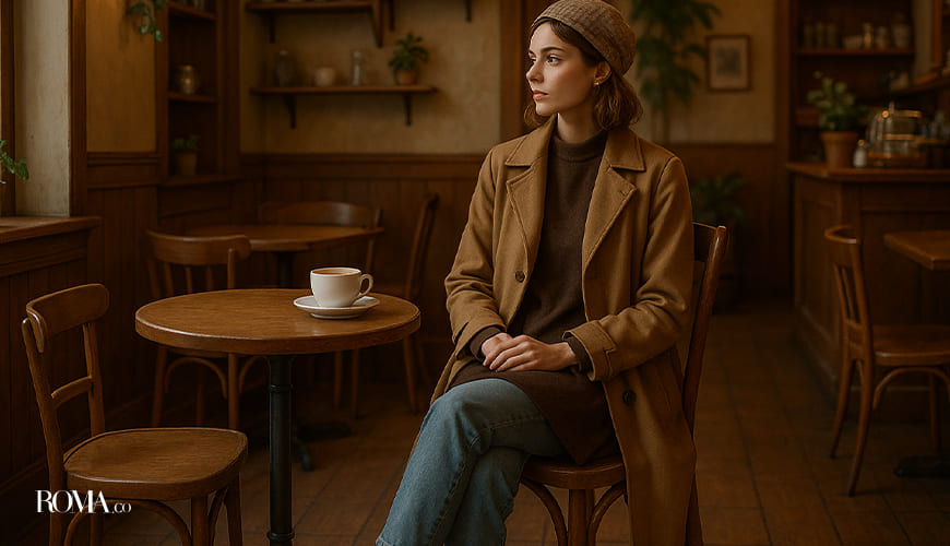 استایل با ترنچ کت