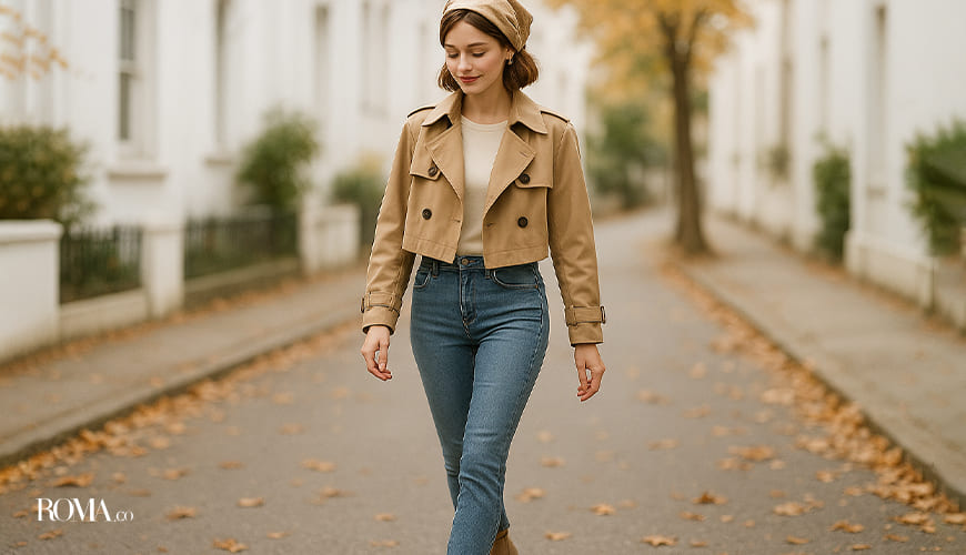 استایل با ترنچ کت