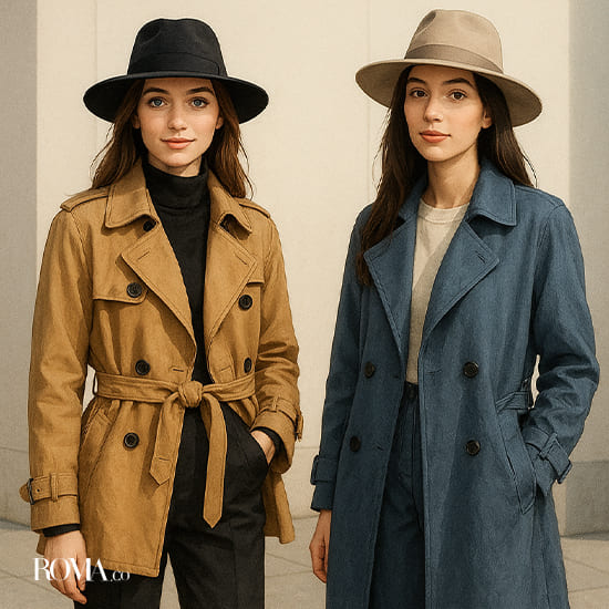 استایل با ترنچ کت