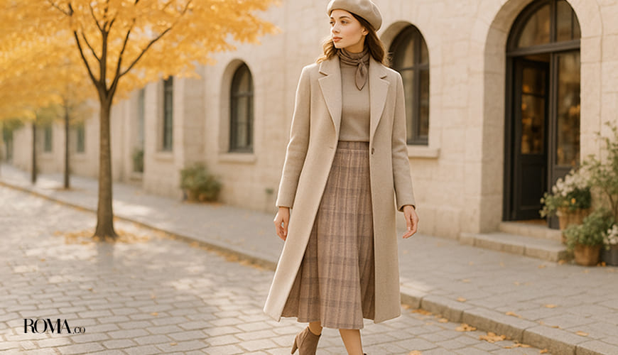 استایل با پالتو