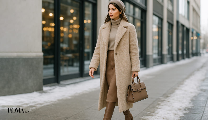 استایل با پالتو