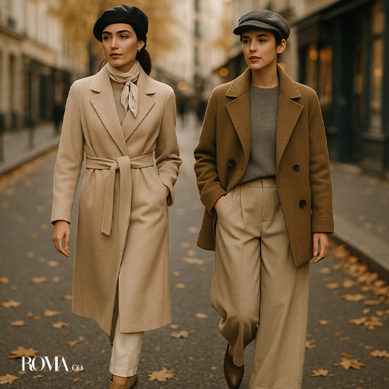 استایل با پالتو