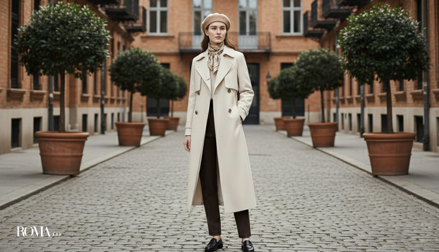 ترنچ کت با چه شلواری ست میشه