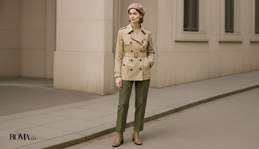 ترنچ کت با چه شلواری ست میشه