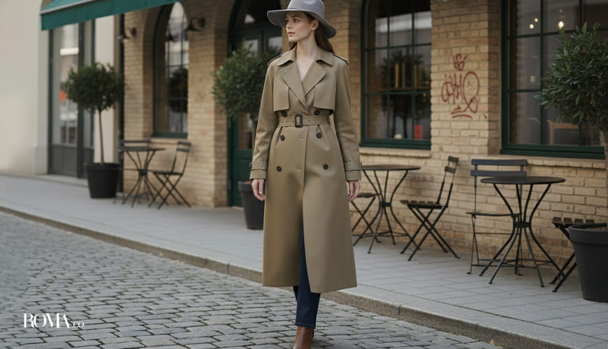 ترنچ کت با چه شلواری ست میشه