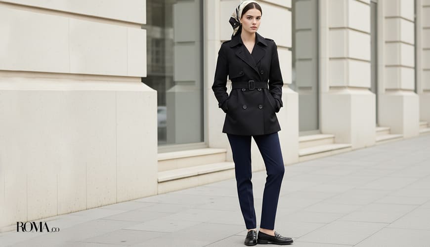 ترنچ کت با چه شلواری ست میشه