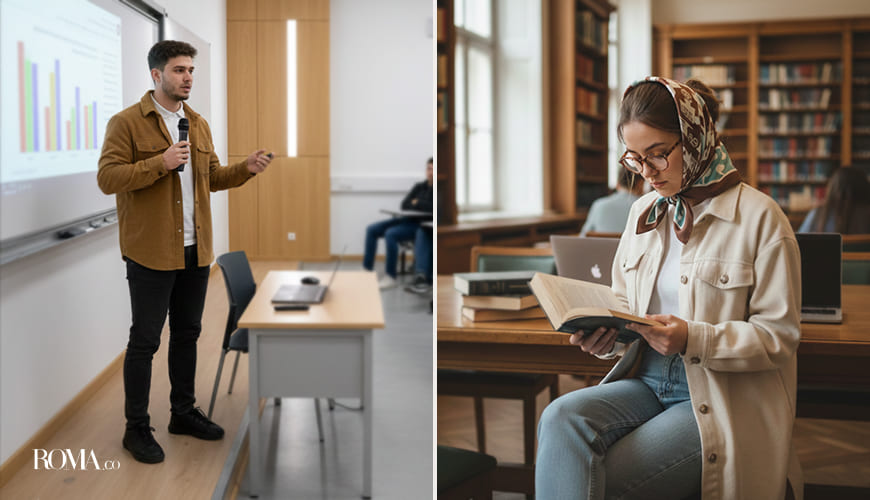 استایل دانشجویی 