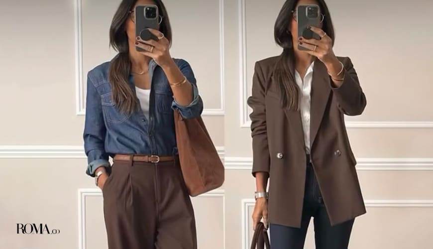 مکمل رنگ قهوه ای