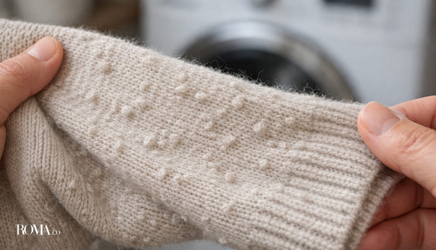 از بین بردن پرز لباس