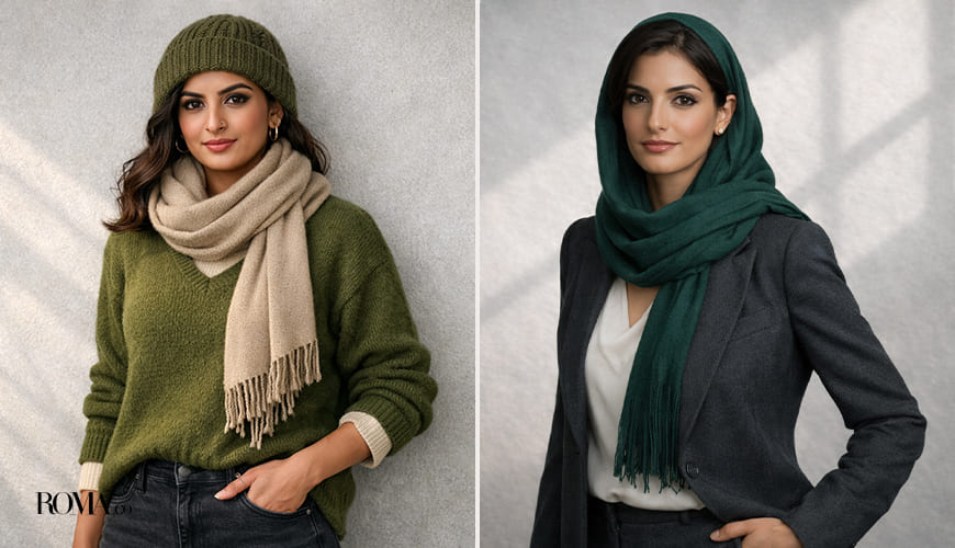 رنگ لباس برای پوست گندمی