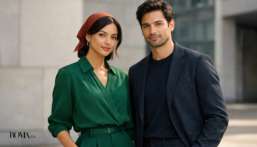 رنگ لباس برای پوست گندمی