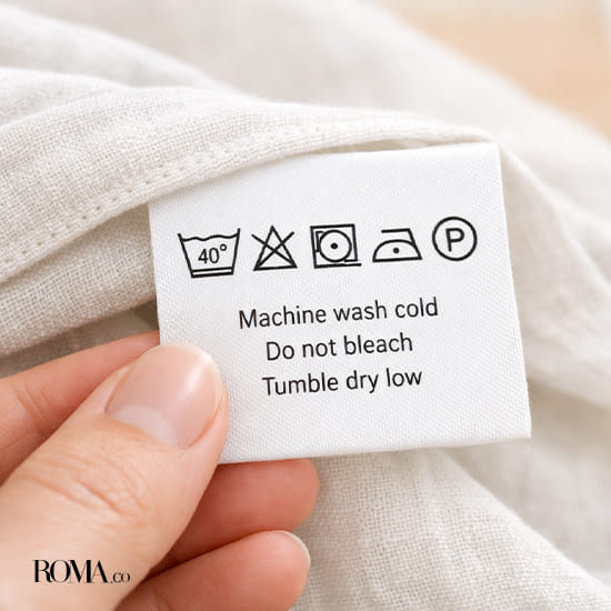 علائم شستشو روی لباس