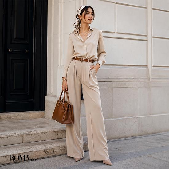 نحوه ست کردن شلوار پارچه ای