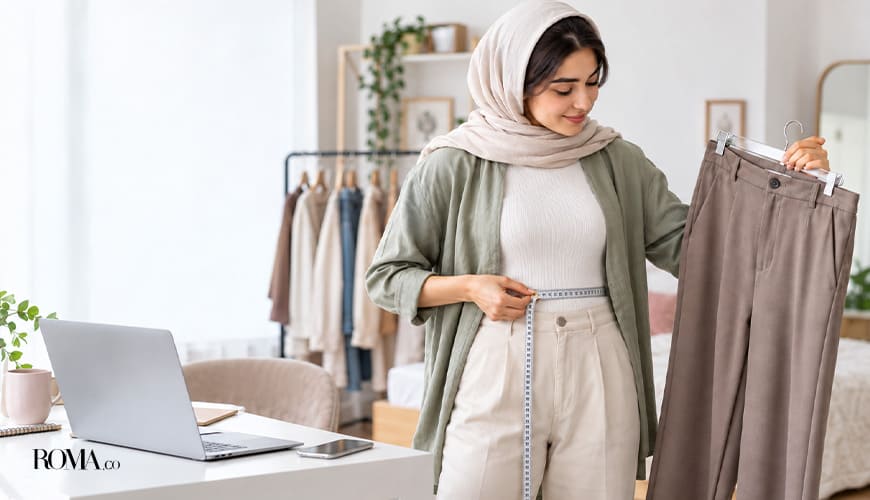 چگونه سایز شلوار خود را بفهمیم
