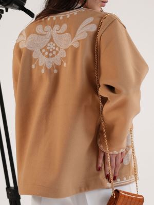 کت زنانه طرح دار-7673