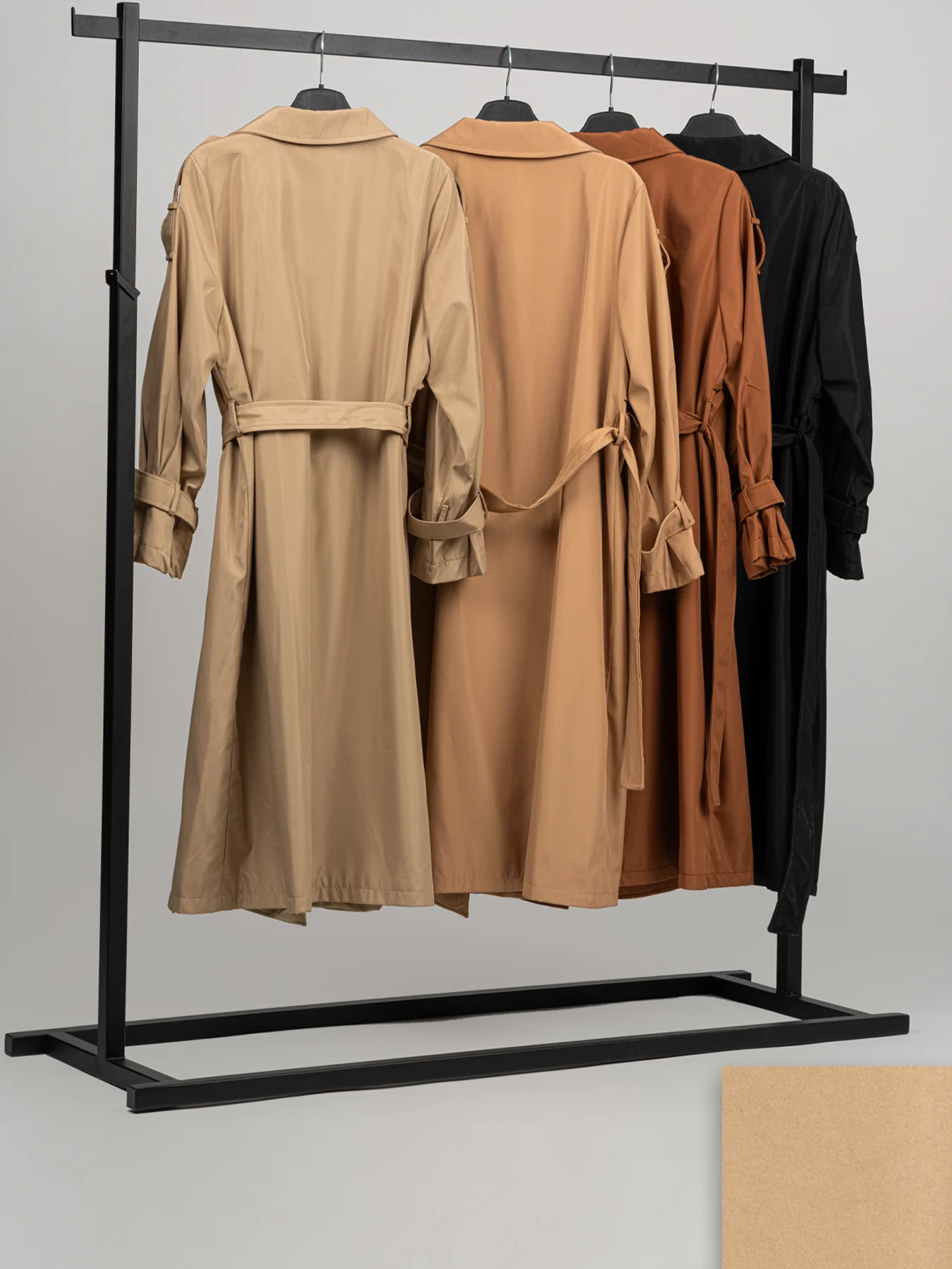 بارانی زنانه کرم ساده روما