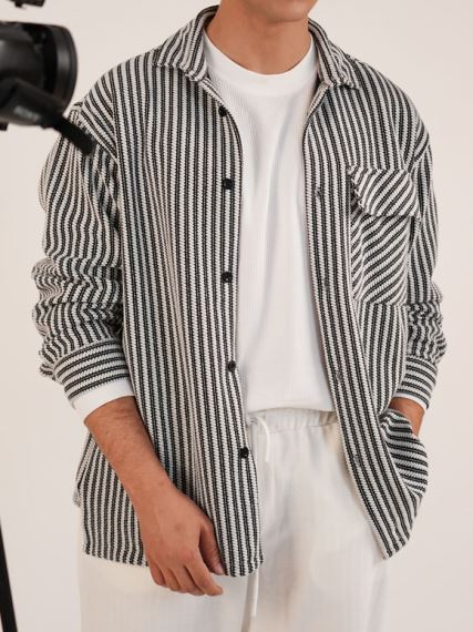 شکت مردانه خط دار روما