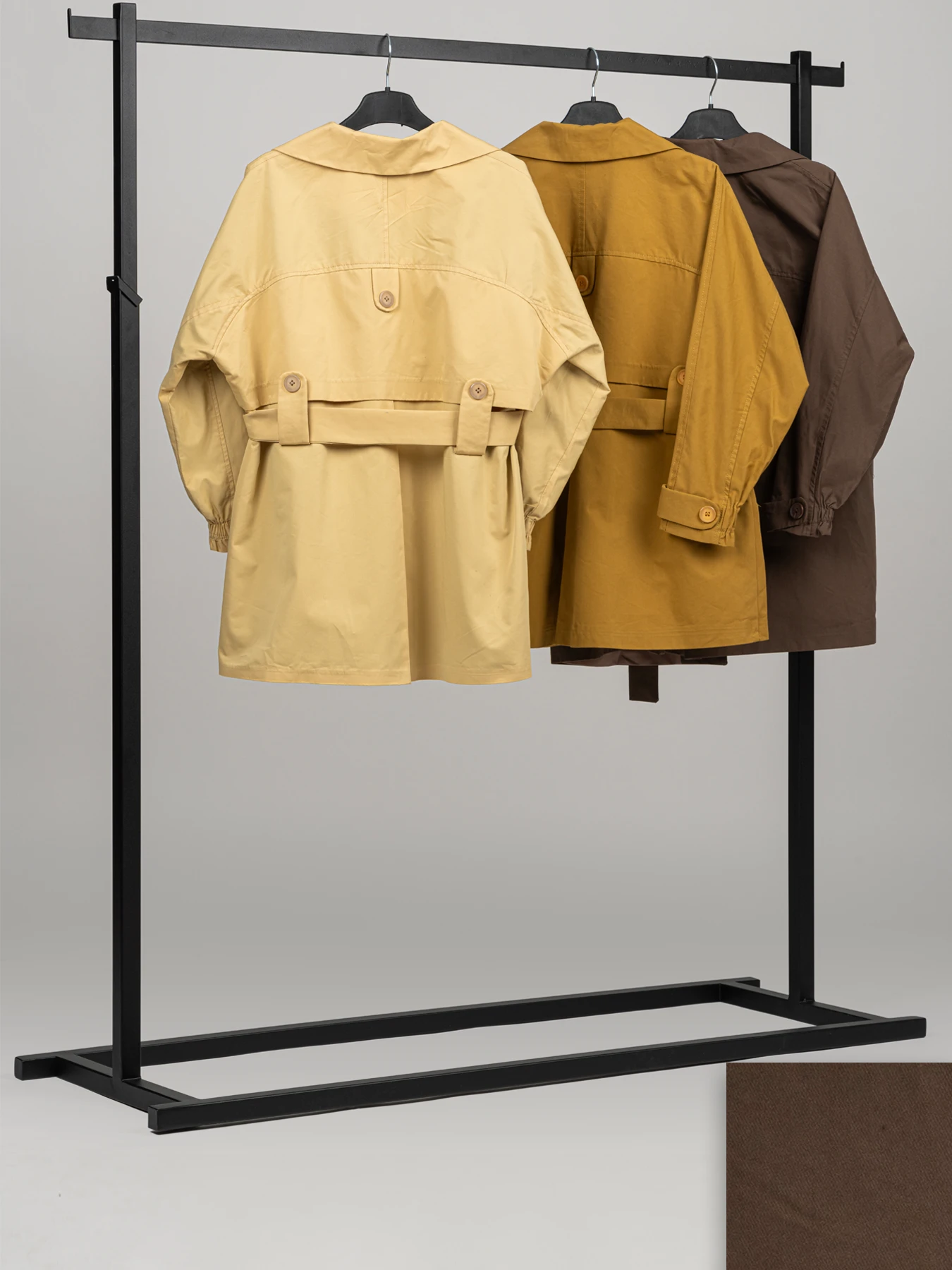 بارانی زنانه کوتاه یقه انگلیسی روما 2