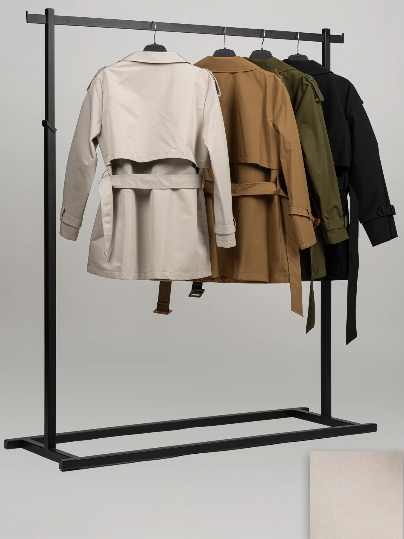 بارانی زنانه کوتاه یقه انگلیسی روما 5