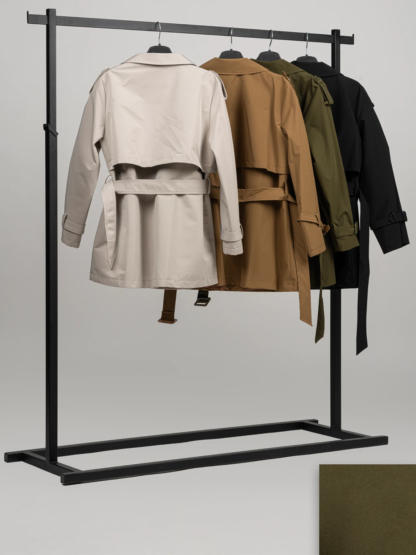 بارانی زنانه کوتاه یقه انگلیسی روما 6