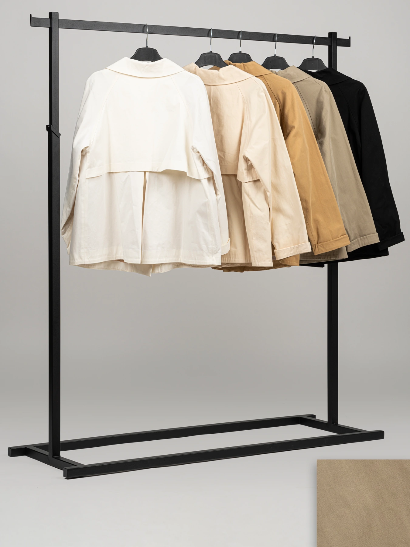 بارانی زنانه کوتاه یقه انگلیسی روما 10