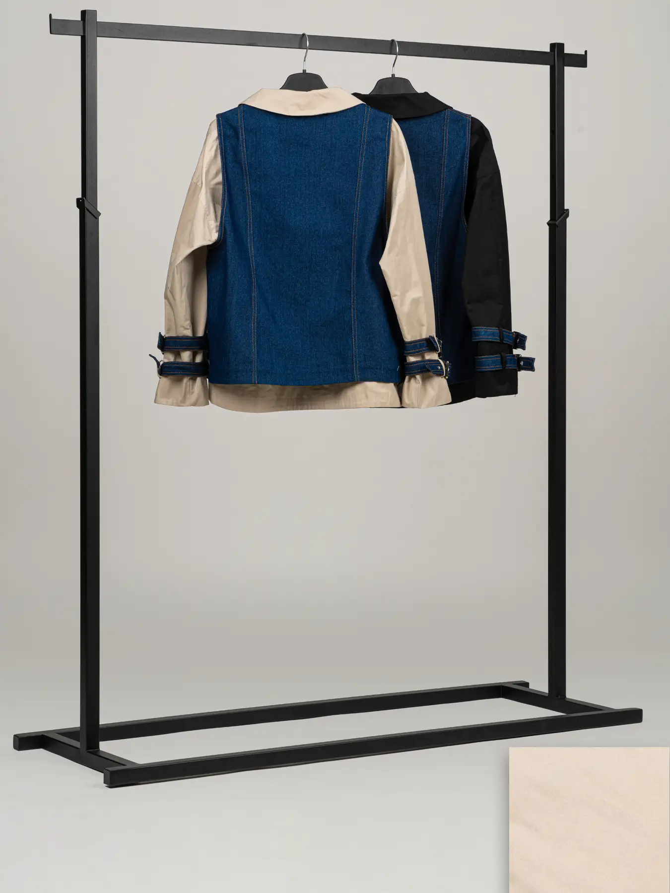 بارانی زنانه کوتاه یقه انگلیسی ژیله دار 2