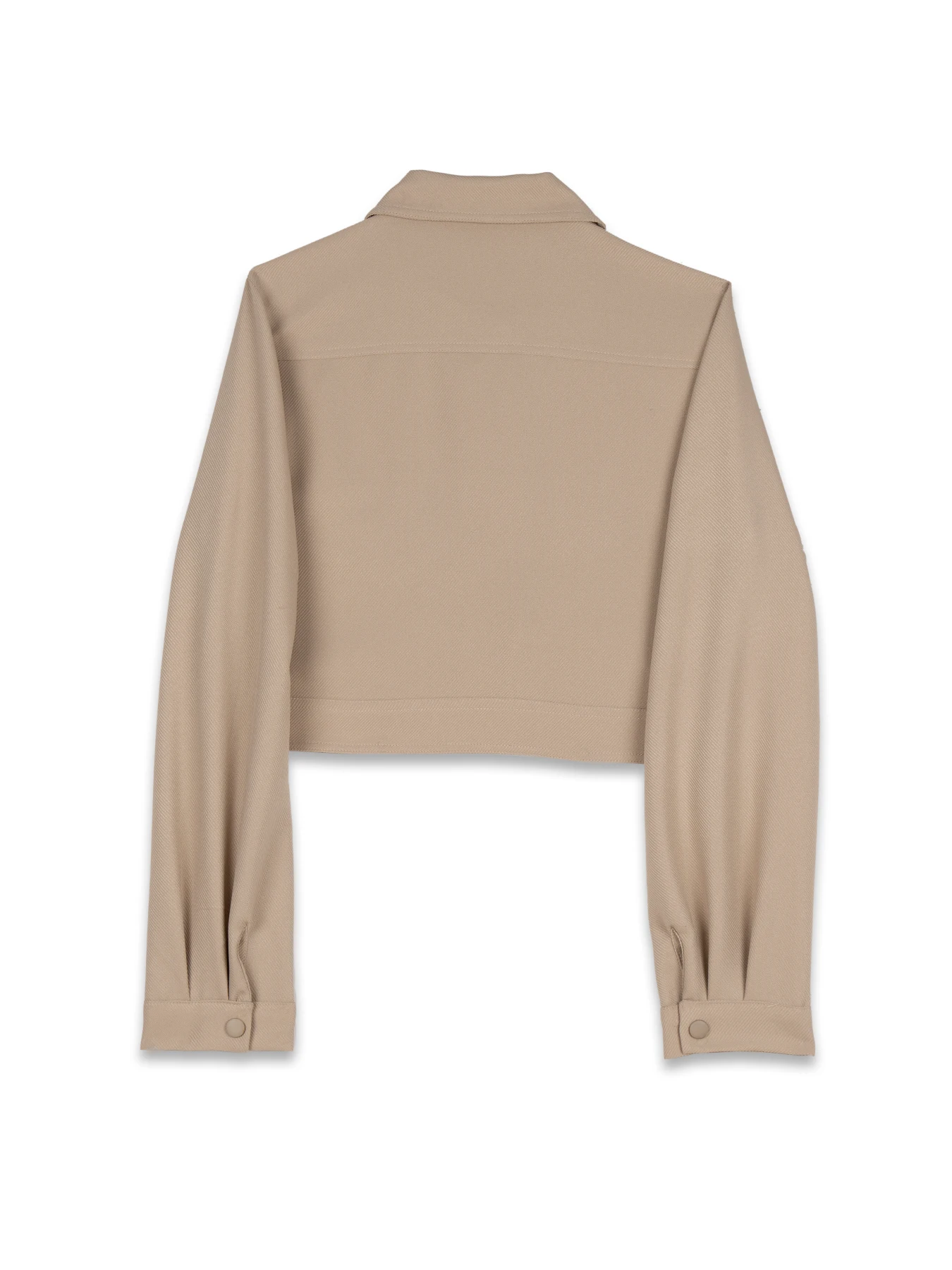 کت شلوار زنانه کرم یقه شکاری