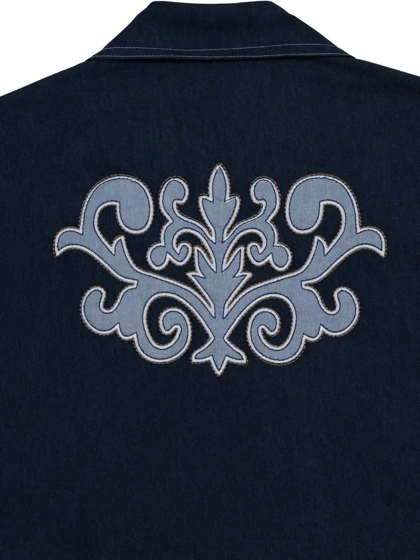 کت سرمه ای جین دوجیب فری سایز 