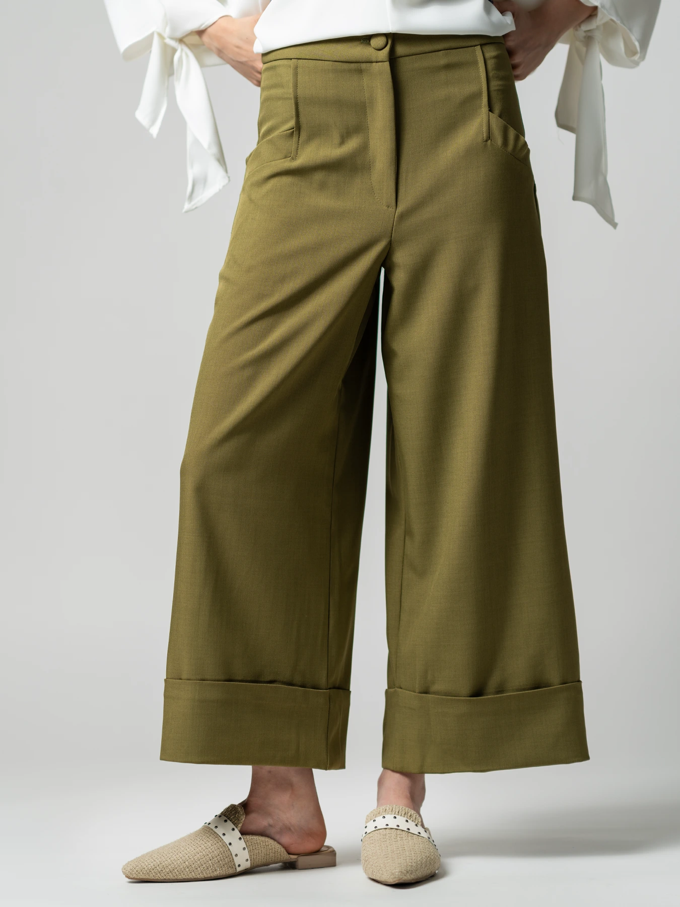 شلوار  پارچه ای زنانه صدری مدل واید