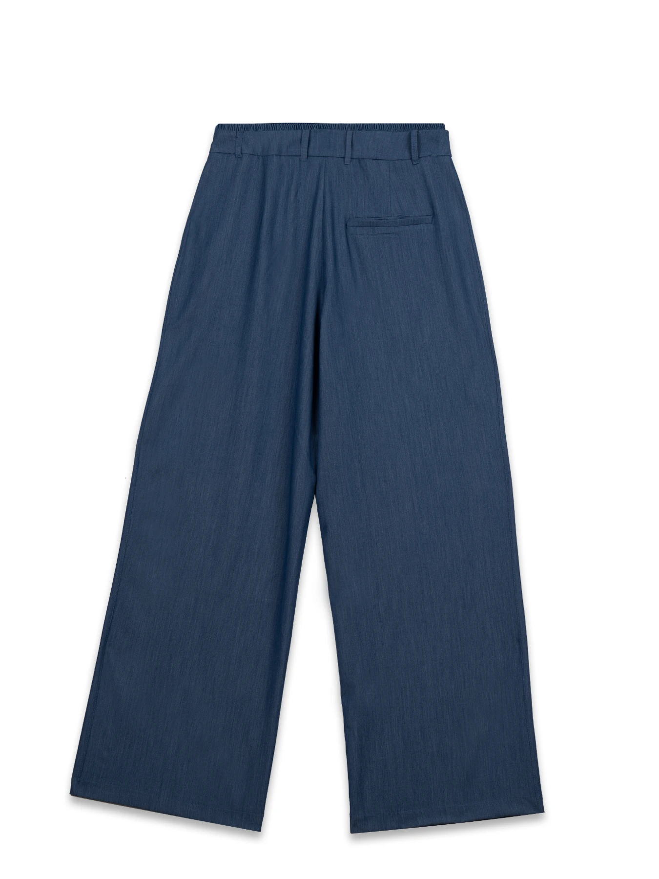 شلوار زنانه پارچه طرح جین آبی 63