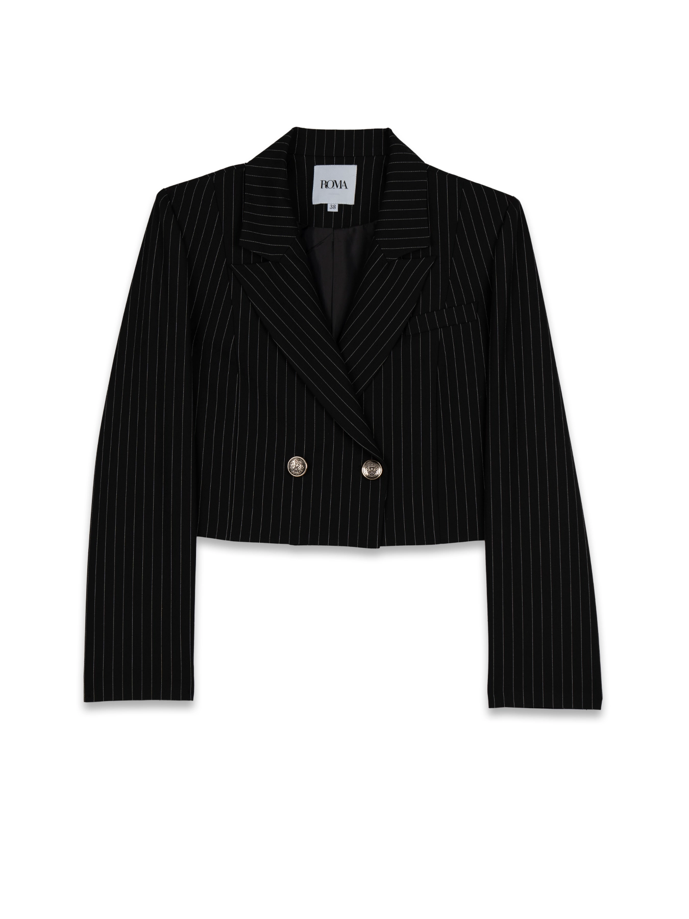 کت و شلوار زنانه مشکی دیپلمات کراپ 