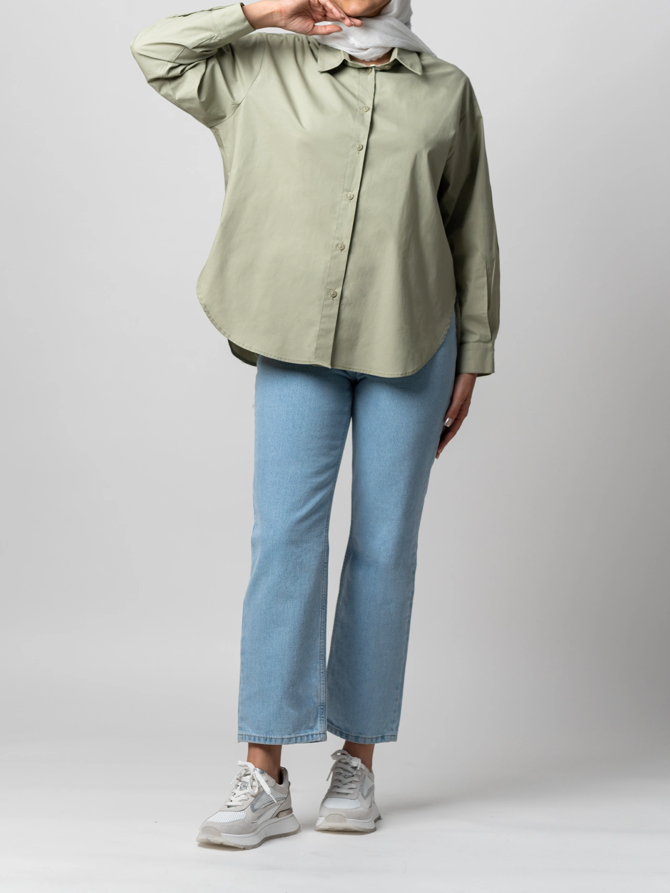 شومیز زنانه صدری یقه مردانه پشت پیله ساده