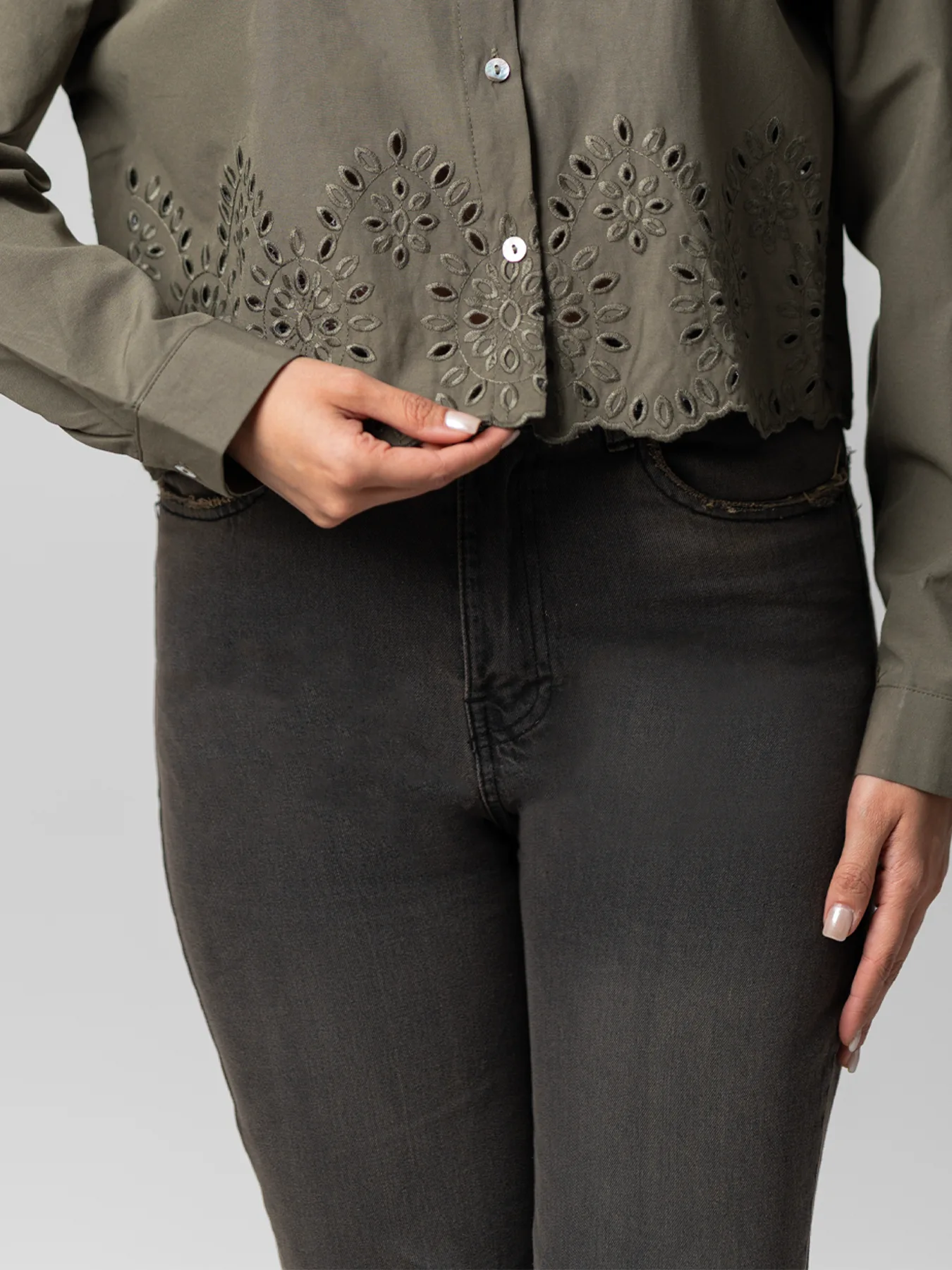 شلوار جین زنانه دمپا گشاد 