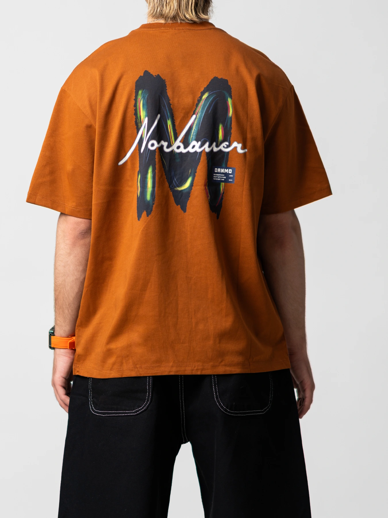 تیشرت مردانه یقه گرد طرح دار 