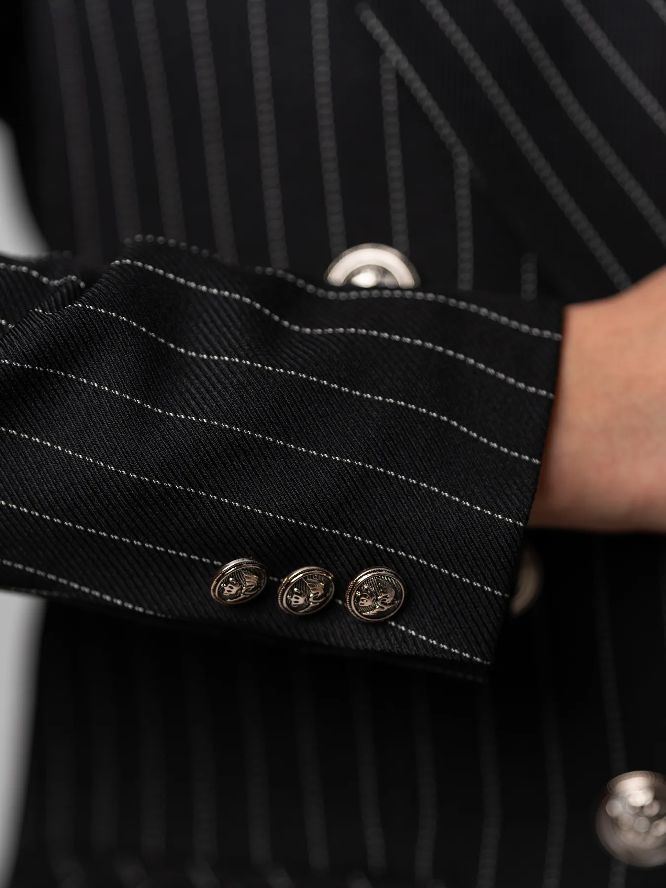 کت شلوار زنانه مشکی دیپلمات یقه بلیزر 