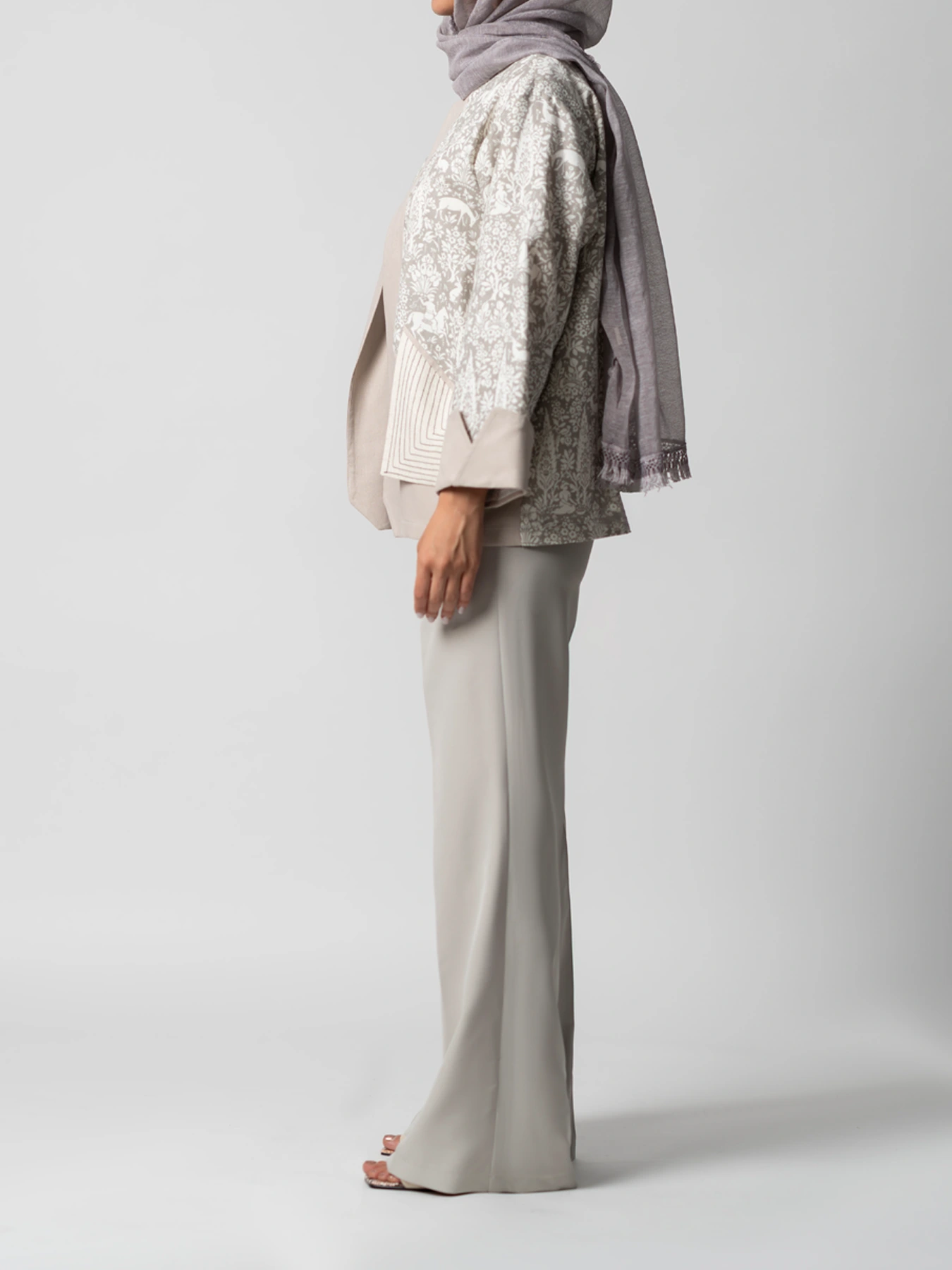 کت آستین برگردان جلو باز 52