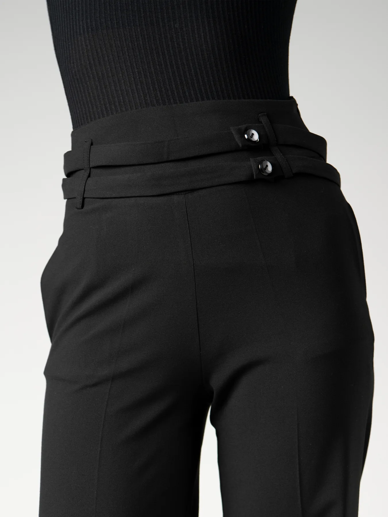 شلوار زنانه مشکی مدل بگ 90