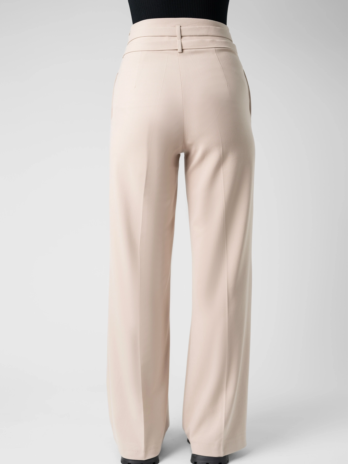 شلوار زنانه کرم مدل بگ 32