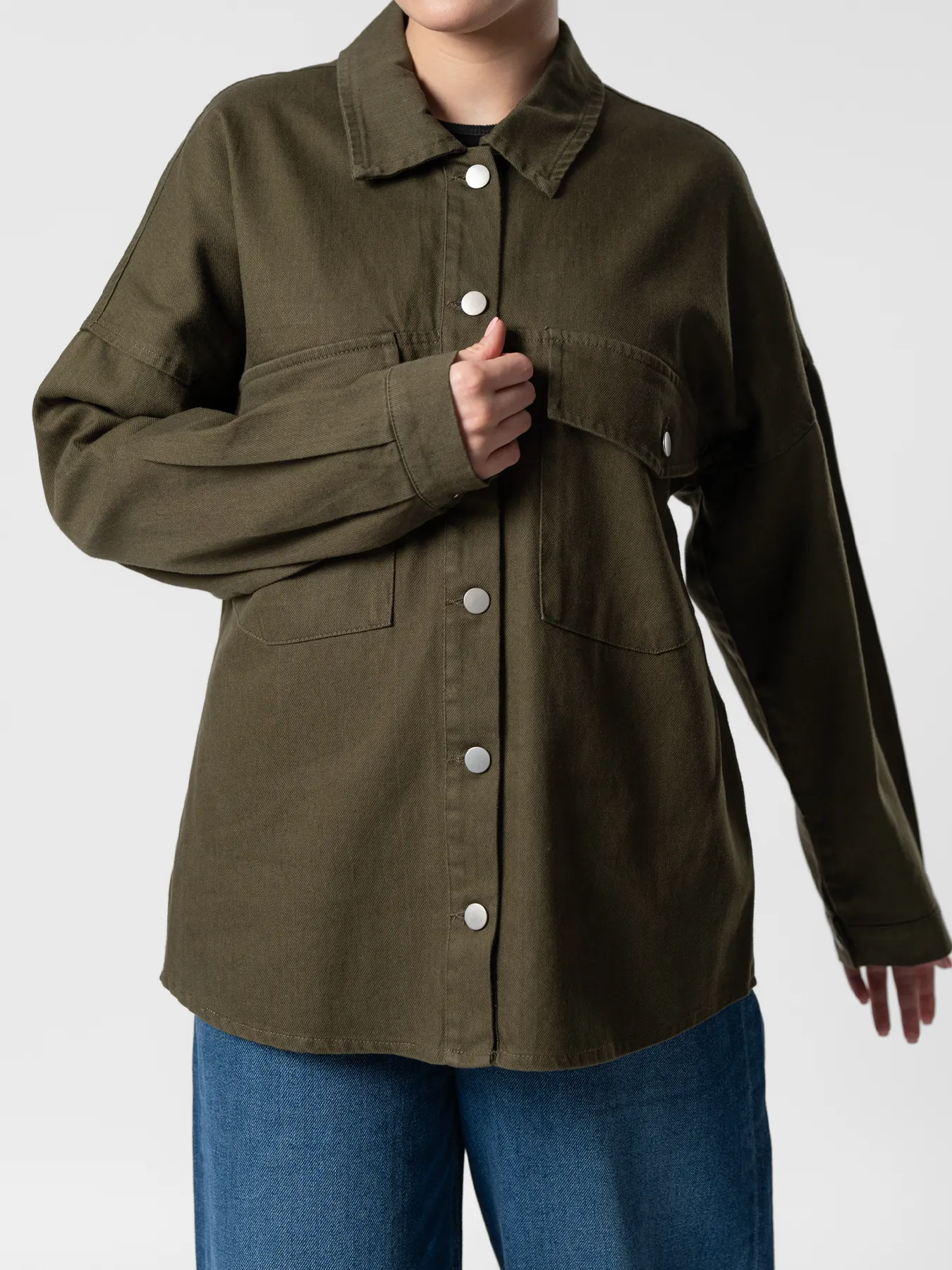 کت کتان دوجیب سبز 59