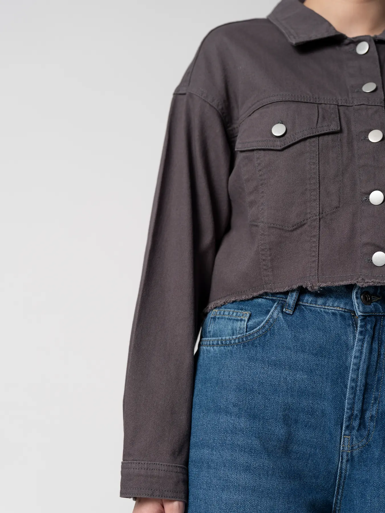 کت کتان طوسی تیره 73