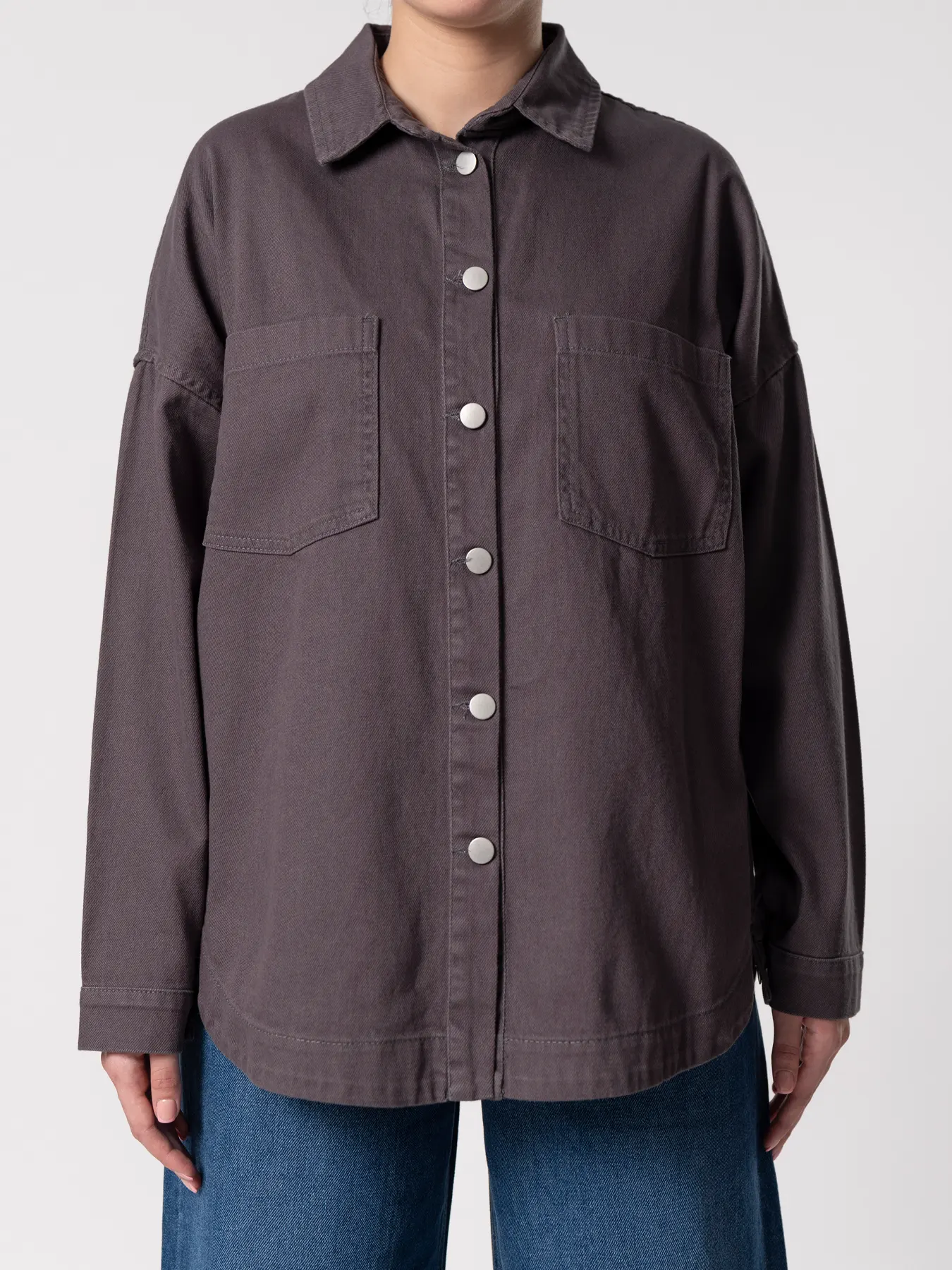 شومیز کتان طوسی تیره 20