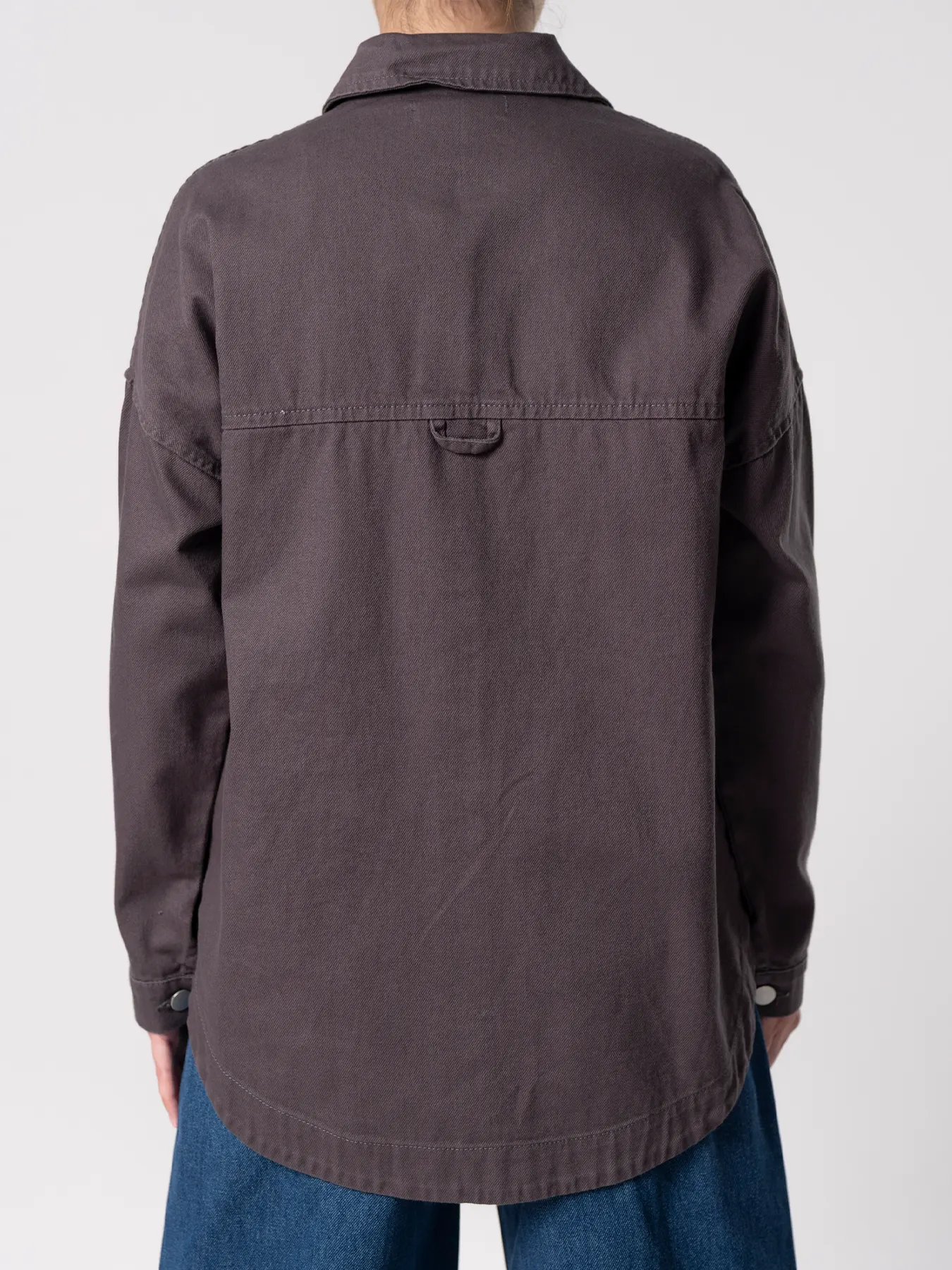 شومیز کتان طوسی تیره 20