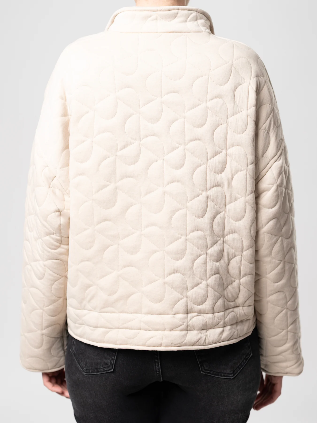 کاپشن کرم طرح دار 34